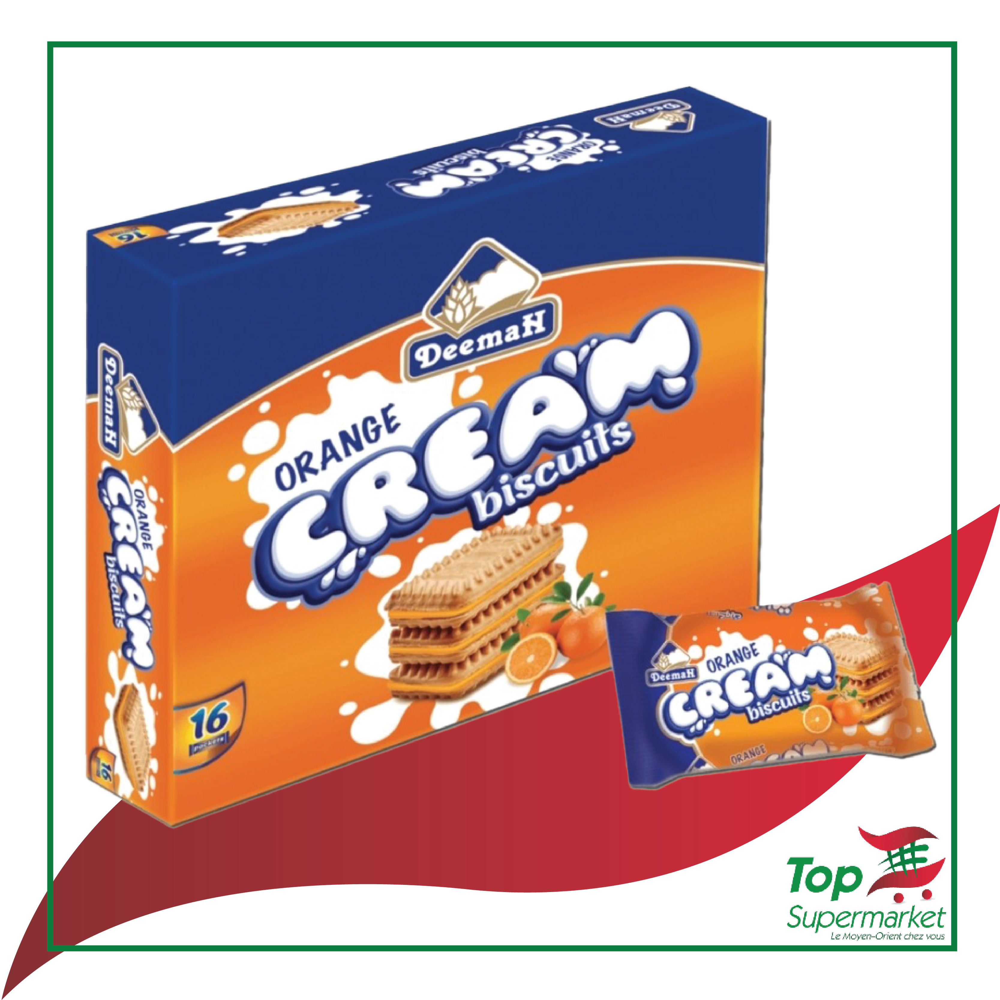 Deemah Orange Biscuits 400gr